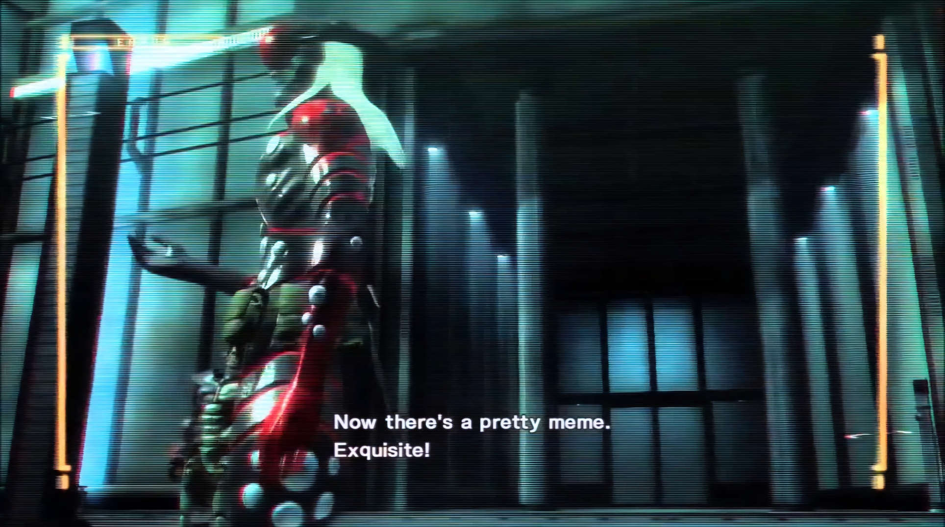 I, Memesoon, am seen wandering thoughtfully, observed through another’s eyes, as I exclaim, “Now there’s a pretty meme. Exquisite!”