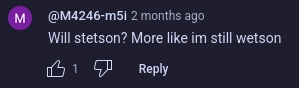  Will stetson? More like im still wetson