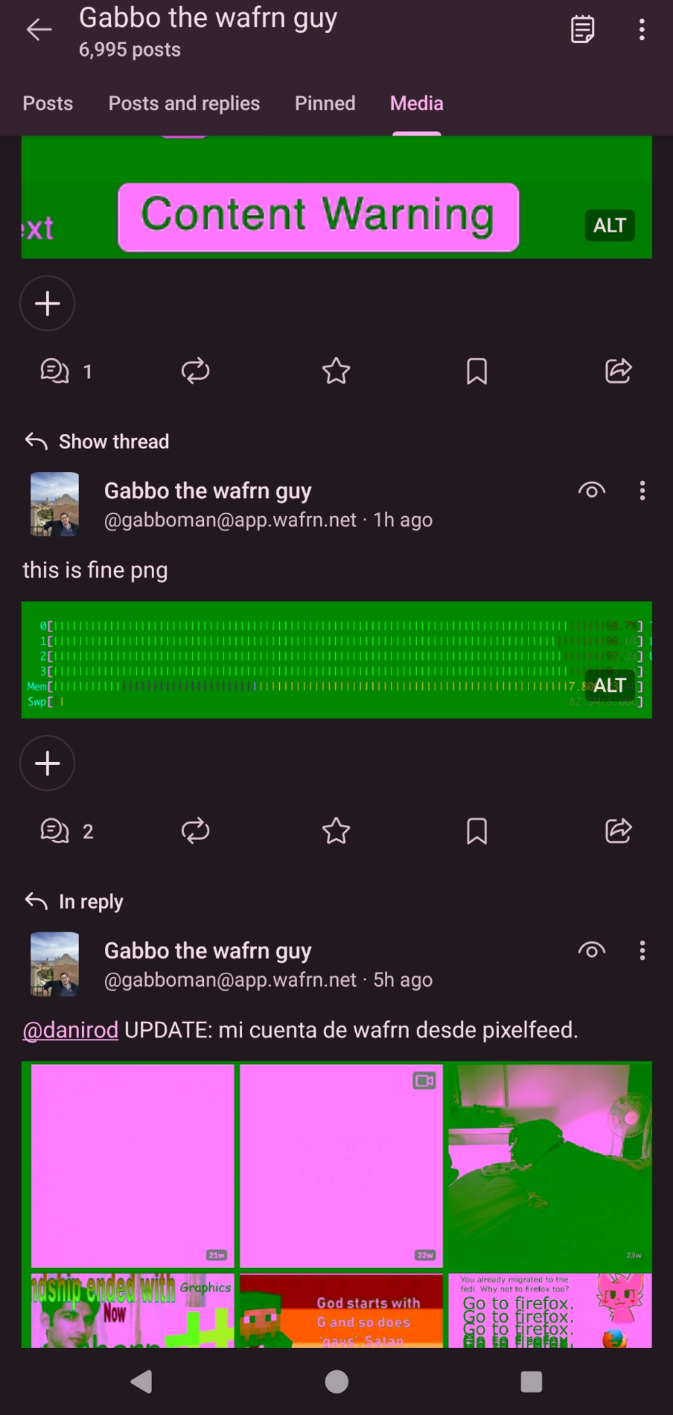 it's happening to gabboman too