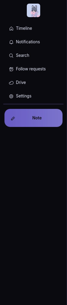 iceshrimp frontend sidebar

the icon on the note creation button looks misaligned, and the button itself looks too big