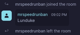 mrspeedrunban joined the room

Lunduke

mrspeedrunban left the room