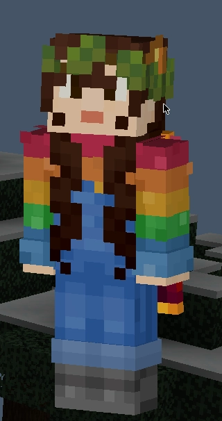 minecraft character creator paper doll

the character is wearing a rainbow sweater