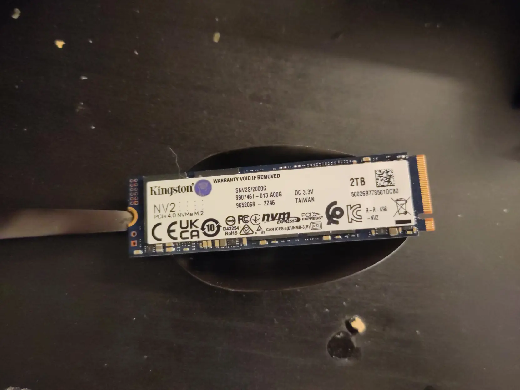 A 2tb nvme drive in a tablespoon