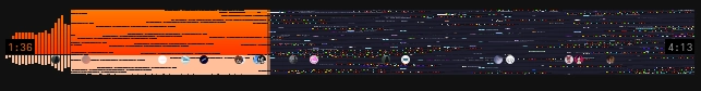 soundcloud progress bar
has some weird visual bug that scrambles it