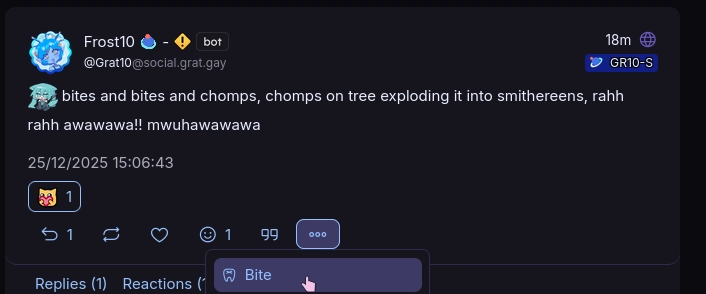 i am about to send a bite activity referencing its note