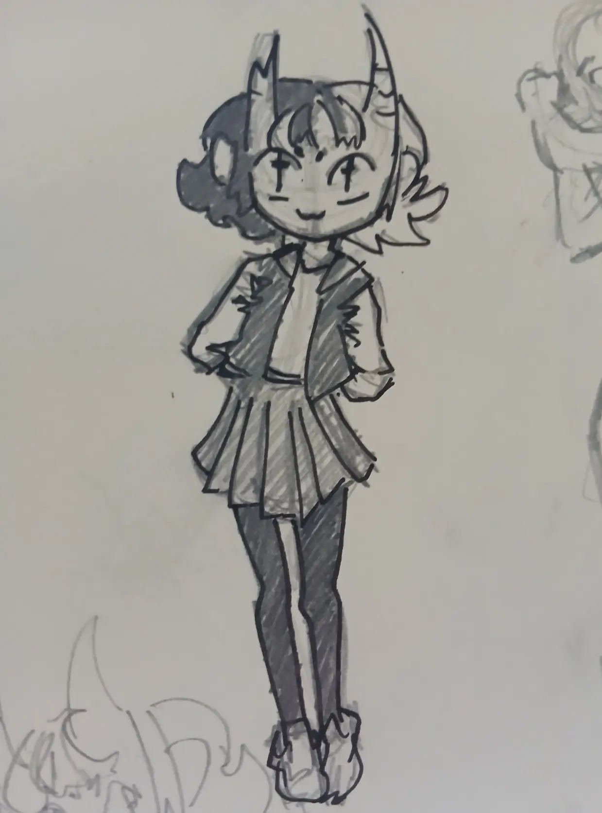 My OC, Bernie, happy