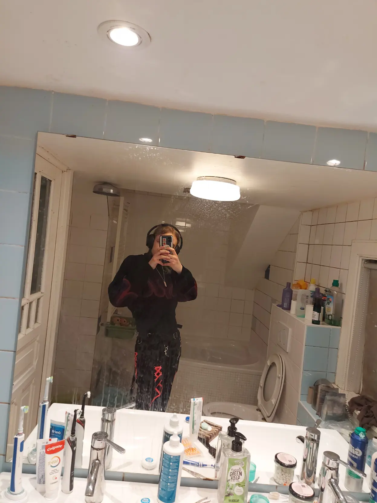 Me with my very cool new alt pants