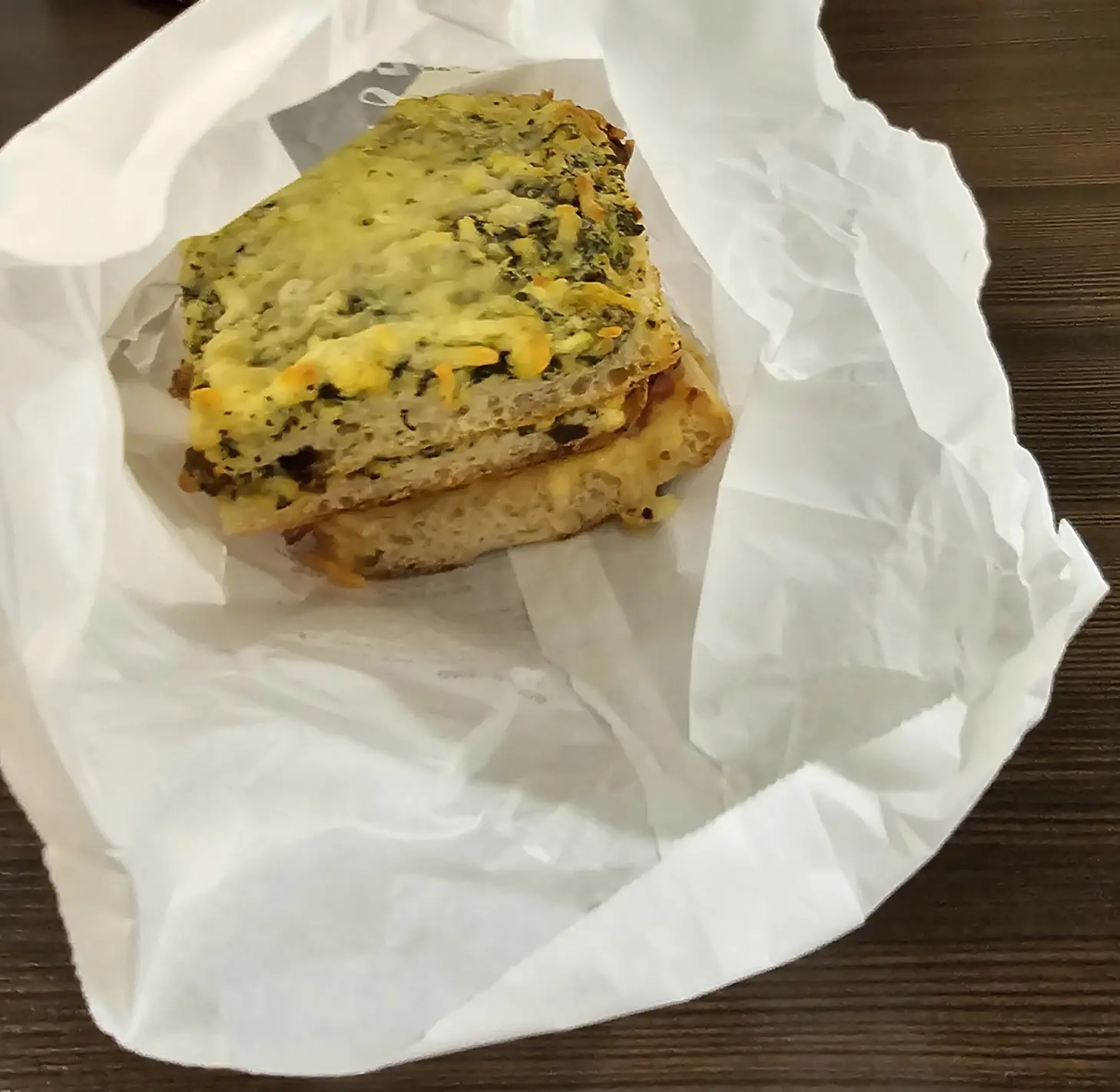 A Spinach Corque and a normal Corque in a bag!
