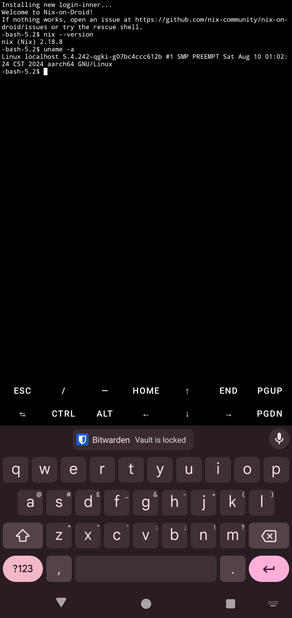 i have nix-on-droid installed 